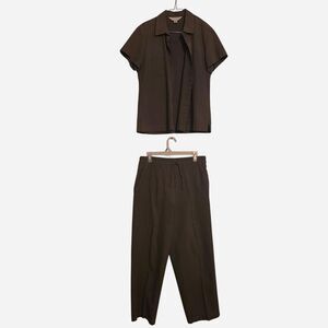Annex Women's Khaki and Green Jumpsuit